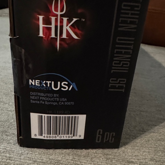 Red Cooking Utensil Set - Picture 3 of 3